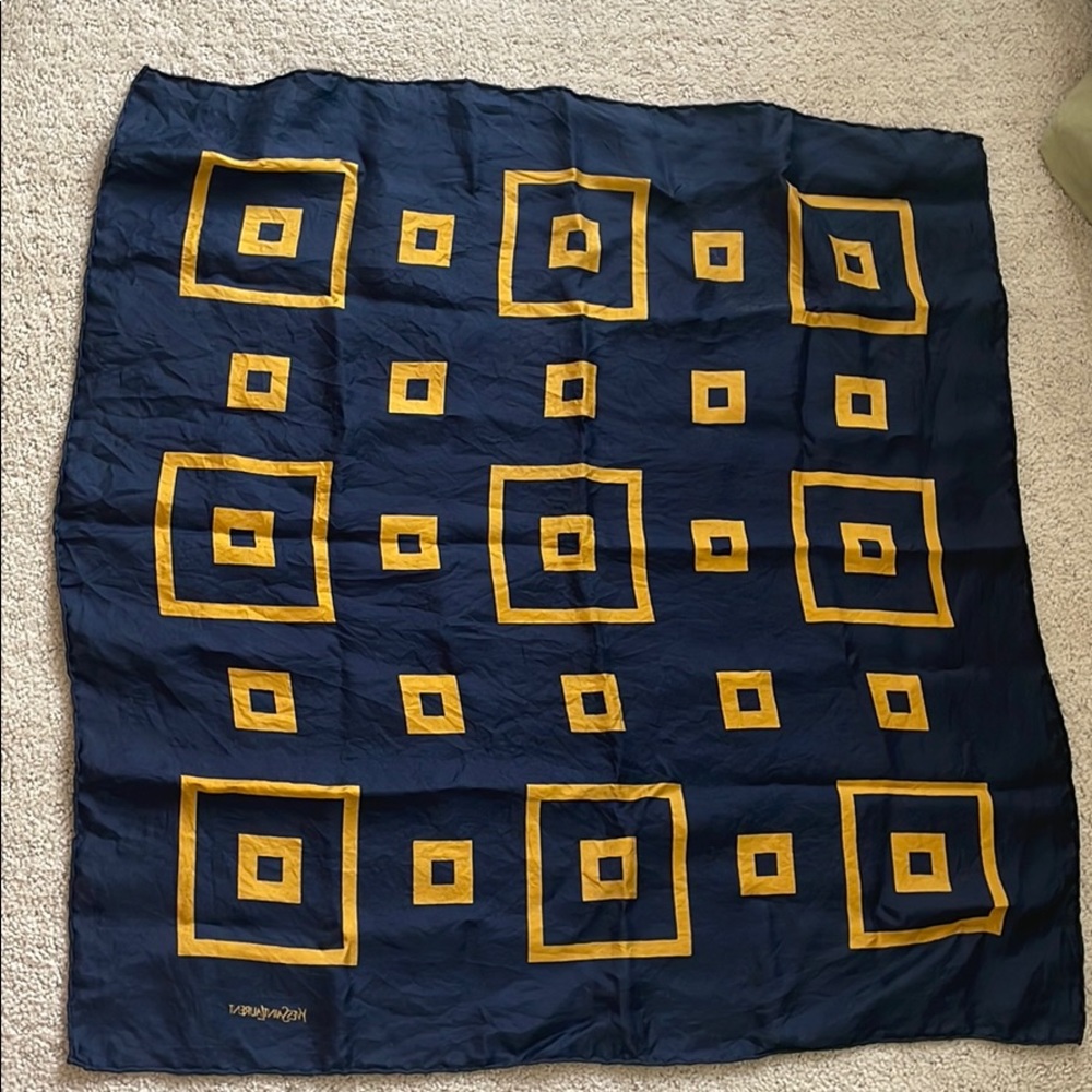 YSL vintage square scarf silk